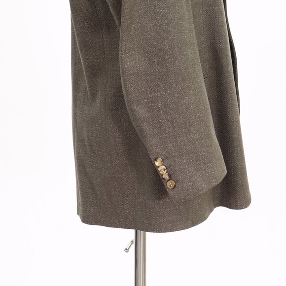 Hugo Boss 42R Beige Solid 3-Button Sport Coat Blazer Jacket V685 - Picture 8 of 11